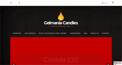 Desktop Screenshot of gelmaniacandles.com